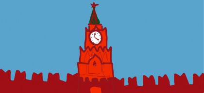 Цветной френч с рисунком на одном пальце Цветной френч с рисунком на одном пальце